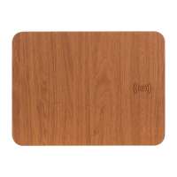 Factory Price 2 in 1 Fast Wireless Charging Mouse Pad with Customized Wooden Color for PC Computer Laptop Office Home Use