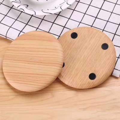 Wooden Design Universal Qi Wireless Charger Ultra Slim